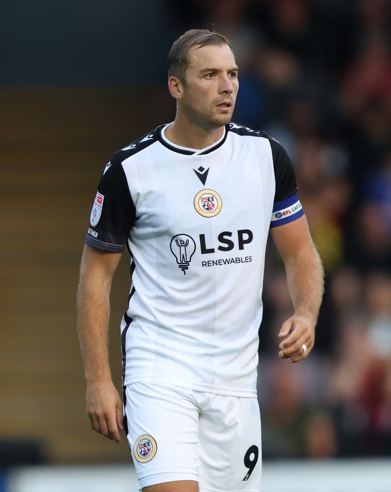 Michael Cheek of Bromley during a pre-season friendly match.