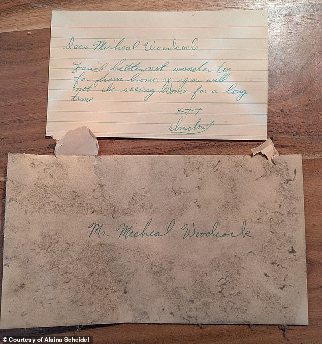 Most of the letters were signed by someone who referred to themselves as 'Shadow'