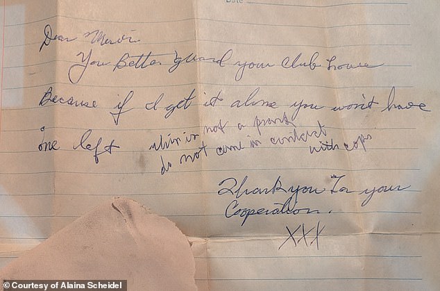 Scheildel said she believes the notes were either a joke or written in anger to past classmates but never sent