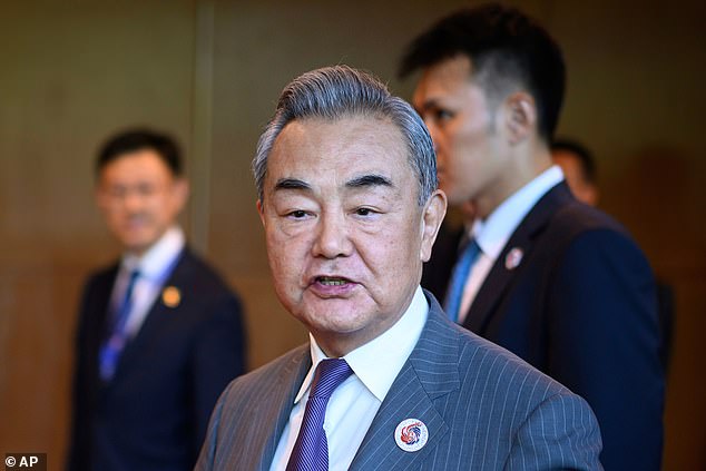 Last month, the Chinese foreign minister, Wang Yi (pictured), boasted to his opposite number in the EU, Kaja Kallas, that the invasion of Ukraine had been ‘a blessing’ for Beijing