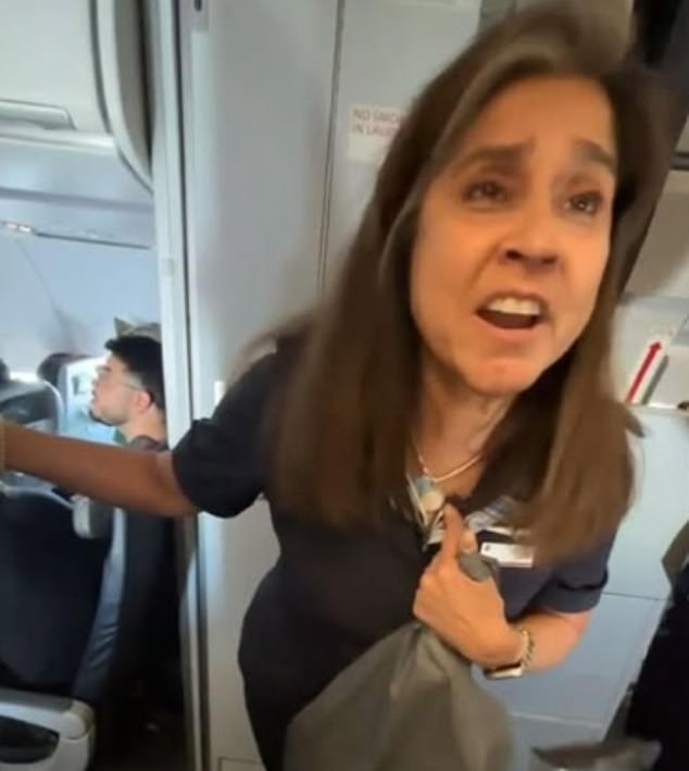 After getting caught, Nguyen recorded his encounter with a flight attendant who reprimanded him for the illegal in-flight act