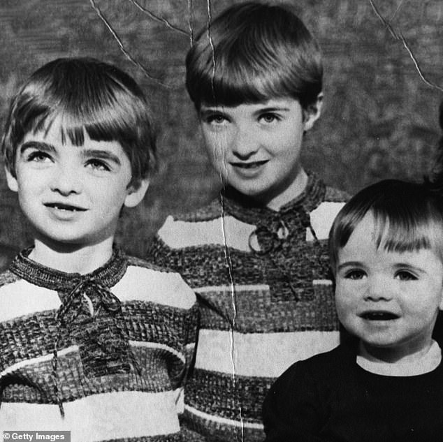 The young Gallagher children in 1984