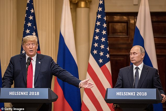 Both men had their 'chests puffed like Marvel superheroes' in Helsinki