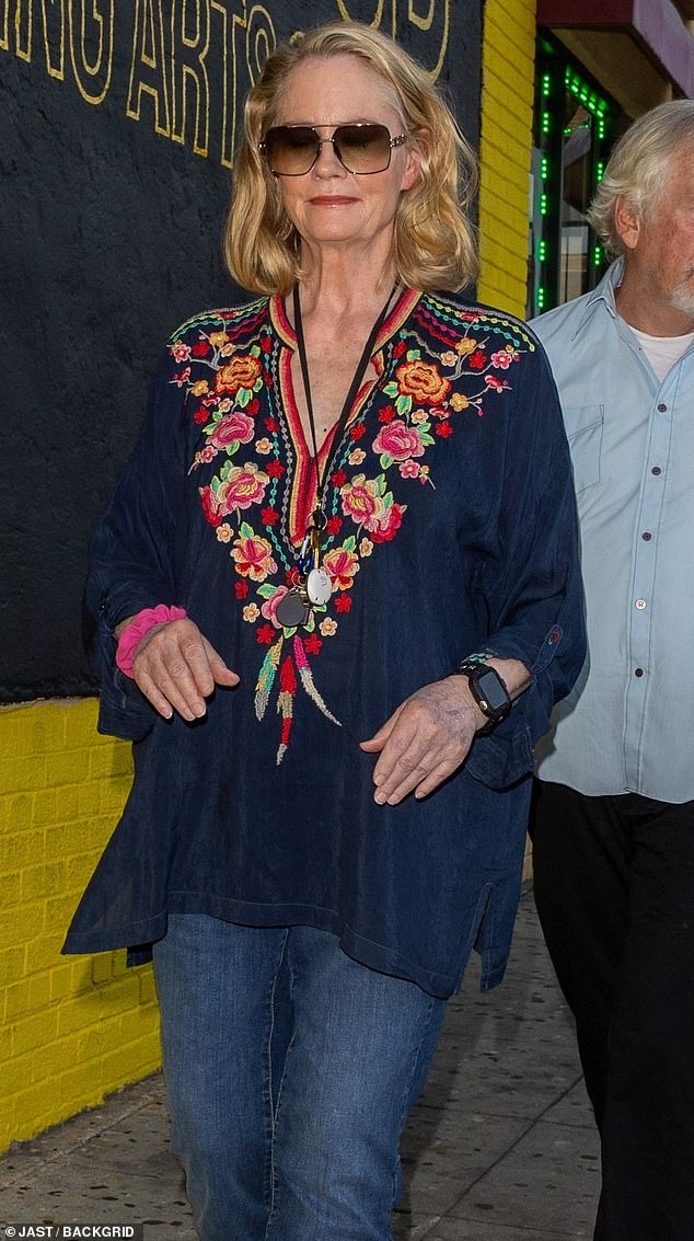 Cybill appeared in high spirits as she made a rare appearance for the play opening Heartbreak Kid
