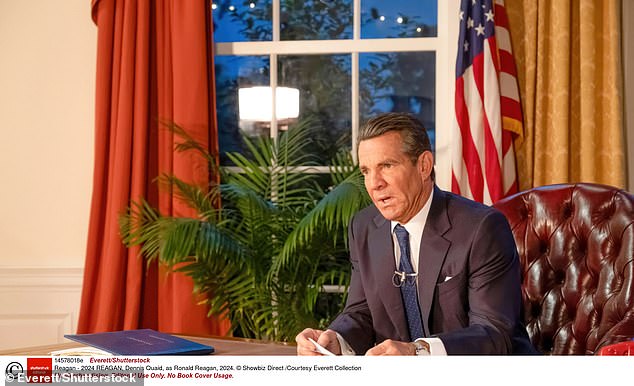 Last year, a biopic of Republic president Ronald Reagan, starring Dennis Quaid, grossed £22million and is seen as a conservative screen success by the American Right-wing base
