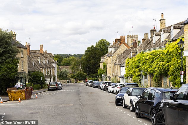 Dubbed the 'Hamptons of the UK' due to its idyllic scenery and upmarket properties, the quaint Oxforshire village of Charlbury (pictured), which houses up to 3,000 residents, has been preparing for Mr Vance's anticipated arrival