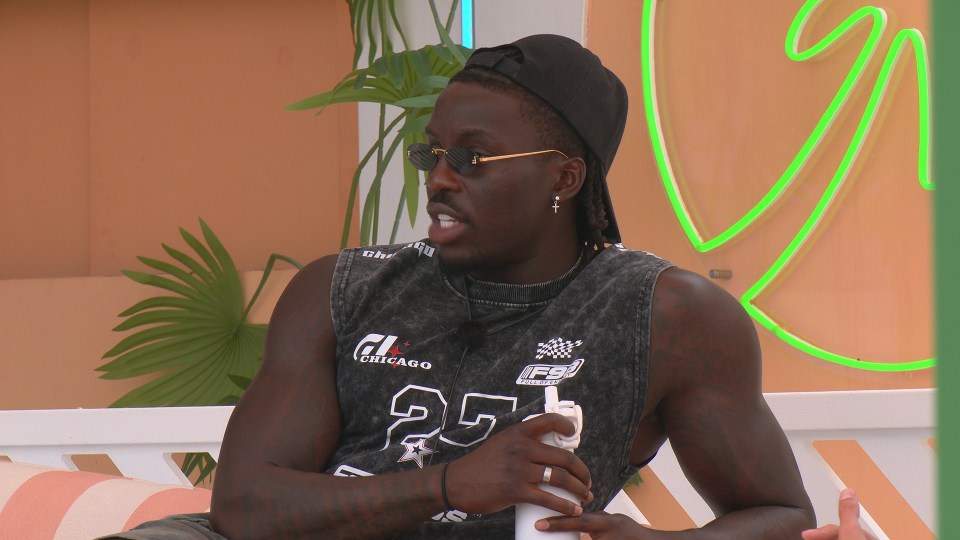 Dejon from Love Island.