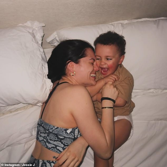 The singer also gushed about her beloved son Sky, two, admitting he's been the 'light of her life' during her cancer battle