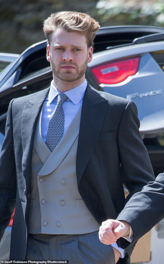 Despite the fact that Louis Spencer (pictured) who grew up in South Africa, has an elder sister, Lady Kitty Spencer, he will inherit the title and estimated £100million estate