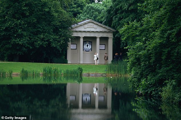 Diana's resting place is on an island in a lake at her family home at Althorp, Northamptonshire