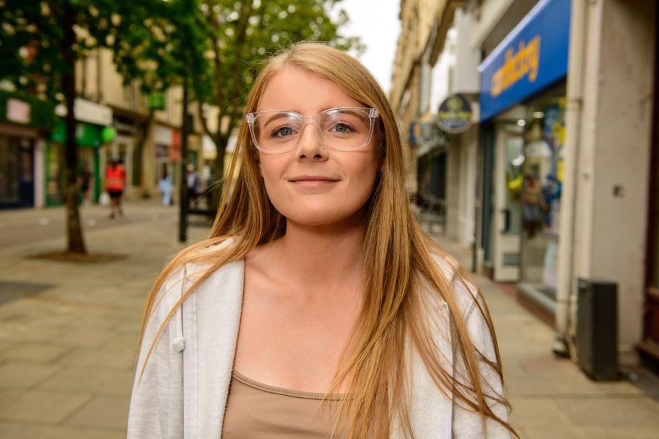 Photo of Kayleigh Silcox on Commercial Street in Newport.