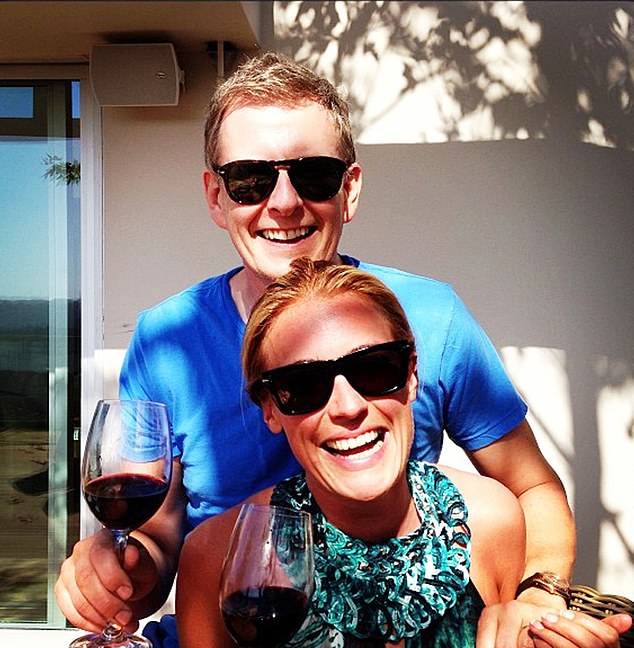 Cat Deeley and Patrick Kielty posing together in pictures posted on social media in 2013