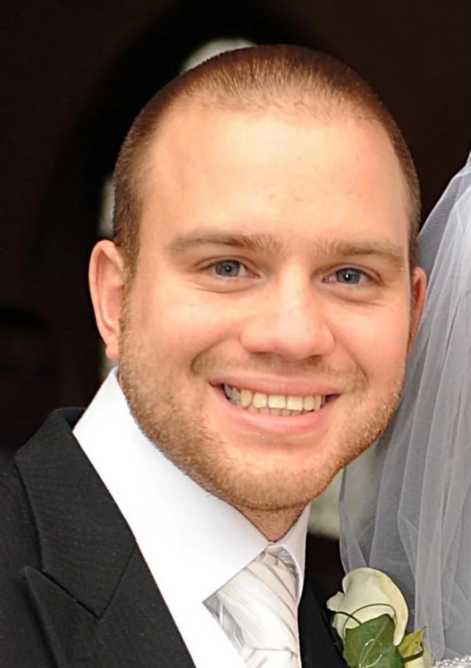 Ben Murs, brother of X Factor contestant Olly Murs, on his wedding day.