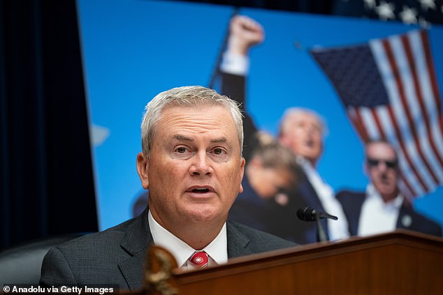 U.S. House Oversight Committee Chair James Comer on July 22, 2024 in Washington D.C.
