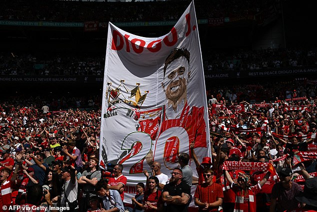The Liverpool supporters chose to boo the national anthem once again at Wembley
