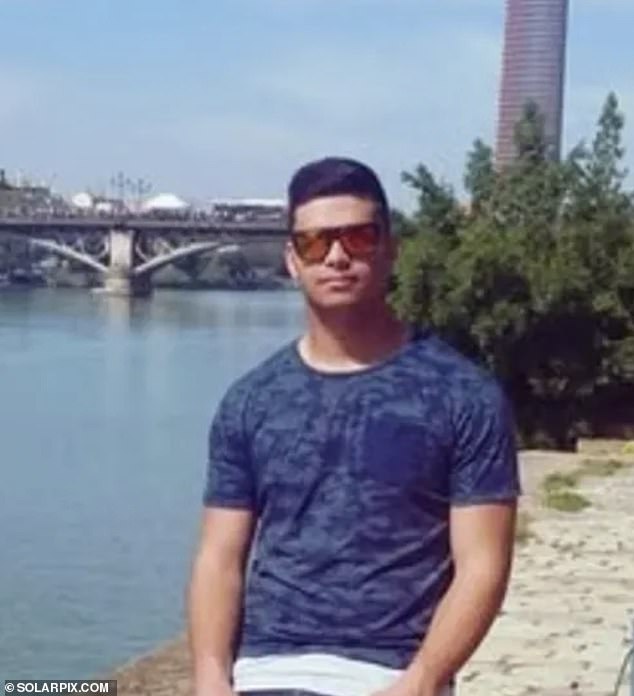 Pictured: Mr Goncalves who was tragically killed in the crash. Following the incident, town hall chiefs in Mourao declared two days of mourning from Sunday, with several activities and events initially planned across the weekend immediately cancelled