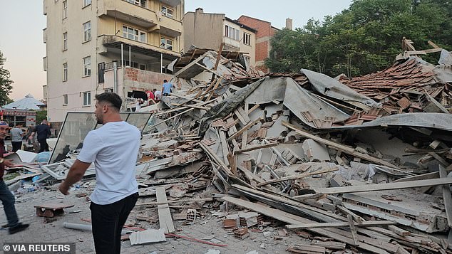 The quake was felt across multiple cities in the west of the country, including Istanbul and the tourist hotspot of Izmir, said officials