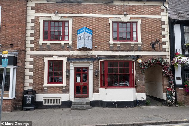 An empty Cafe Rouge which was shut down earlier this year and is advertised for sale
