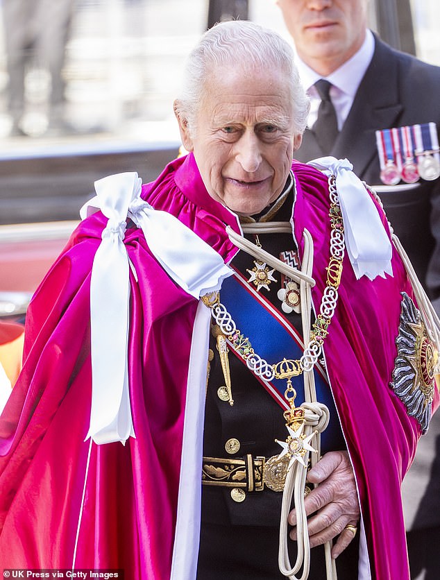 Mr Elsom, originally from Willingham in Cambridgeshire, said: The photo [taken during filming] will have a place next to the photo of me with King Charles.' In April Mr Elsom received Maundy money from the King in recognition of his community service and dedication to his local church