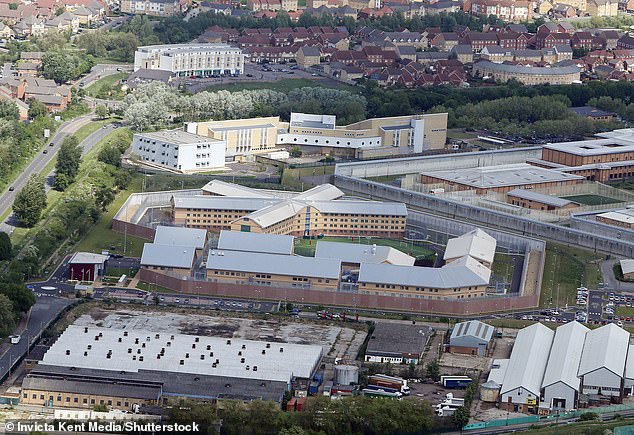 Most other offenders could be released after serving just a third of their sentence. Labour has also announced a new plan to deport foreign criminals immediately after sentencing. Pictured: top security prison Belmarsh, in south-east London