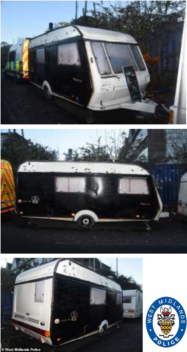 Tai and Naiyahmi Yasharahyalah lived 'off grid' at this caravan in Glastonbury, Somerset, where they were eventually arrested
