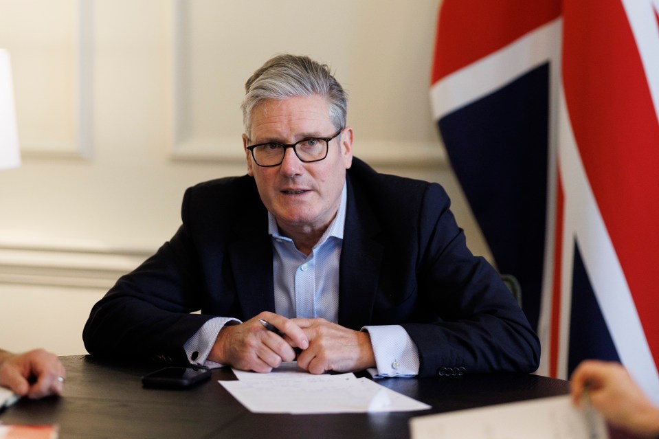 Keir Starmer, Prime Minister of the United Kingdom, in his office.