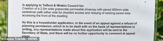 John Flattery applied for planning permission to build a 2.5 metre (8 foot) driveway in the historic UNESCO World Heritage Site in Ironbridge, Shropshire, where they live