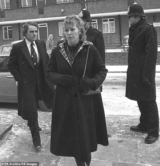 Calvey arriving at an inquest into the death of her husband, Micky, who died aged 36 after being shot by police in a robbery gone wrong