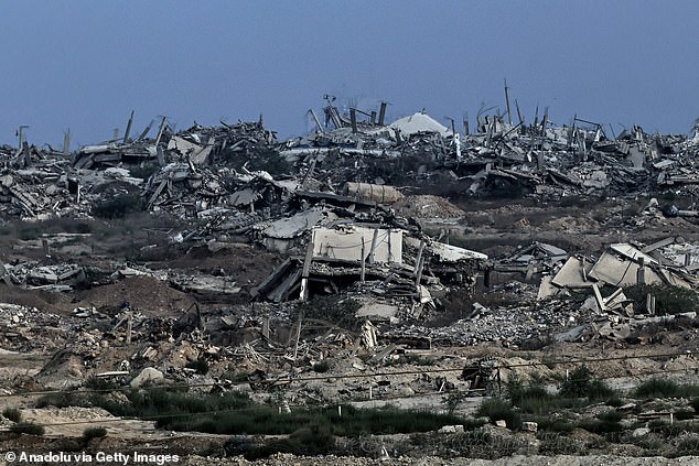 A view captured near the Gaza border, shows tank and armored vehicle movements of the Israeli army as Israel's attacks on Gaza continue without interruption, on August 10, 2025