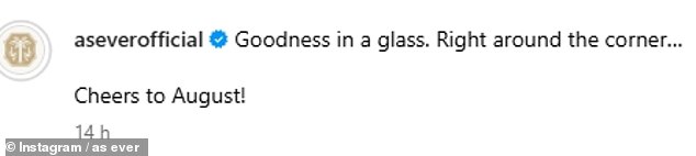 Meghan described her new bottles as 'goodness in a glass' - as she launched the new line on her birthday