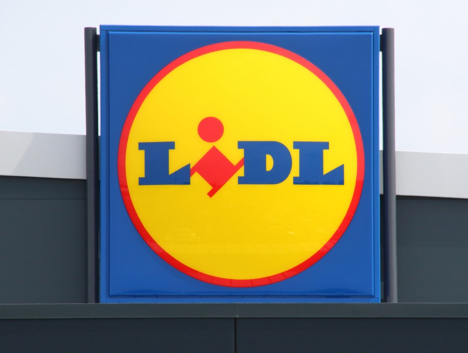 Lidl store sign.