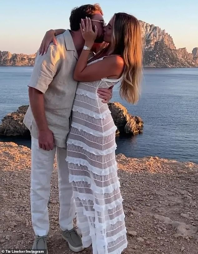 On Thursday Tia revealed she had arrived in Mallorca ahead of her big day, a year after she and Harry got engaged