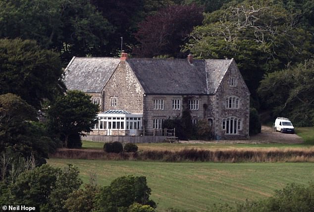 Now the Daily Mail can reveal how the couple have been lying low at this sprawling property set in 190 acres of farmland, providing the couple with all the space they need for walking and camping