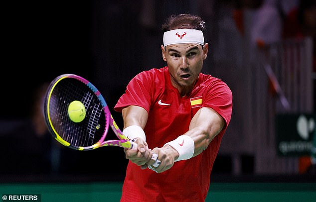 The tennis star has made history winning 92 singles titles, including 22 Grand Slams before retiring in 2024 (pictured at his final match in November 2024)