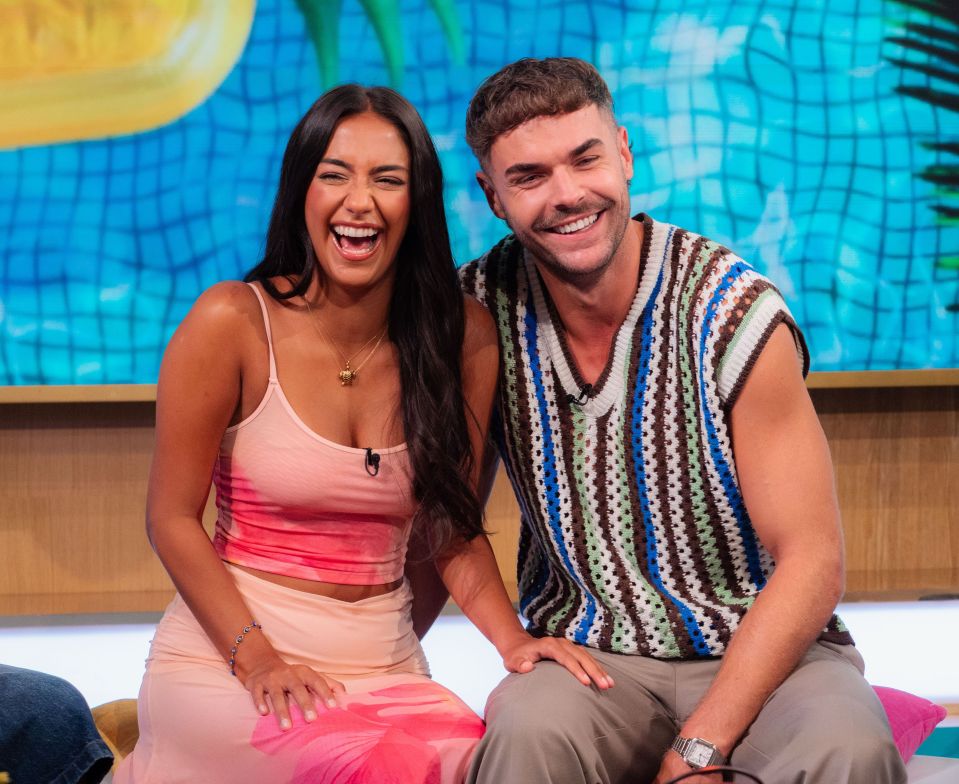 Shakira Khan and Harry Cooksley on This Morning.