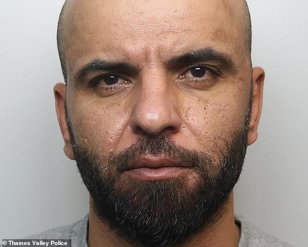 In Oxford, a university student was sexually assaulted by asylum seeker Khaliz Alshimery (pictured) late at night in a doorway in November 2023. The woman escaped but Alshimery, 47, followed her before dragging her into the churchyard at St Clement's Church and raping her. Alshimery, who was staying at a migrant hotel in the city, was last year jailed for 12 years after being found guilty of rape, sexual assault by penetration and three counts of sexual assault