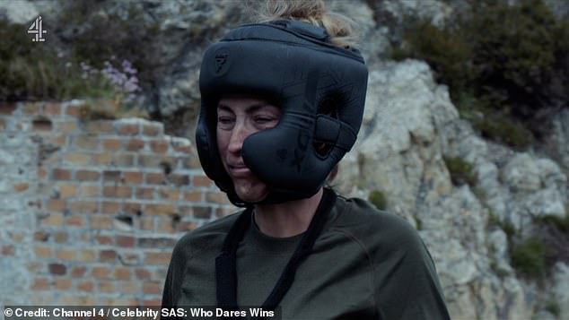 Rebecca's appearance on GMB comes after she was reduced to tears after she was punched in the face by a co-star on Celebrity SAS: Who Dares Wins on Sunday night