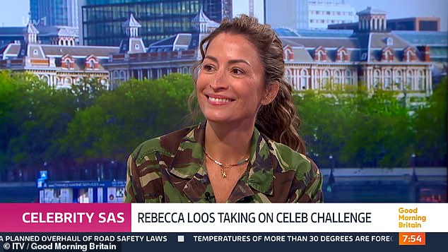 Standing firm, Rebecca doubled down on her reply, saying: 'I want to talk about SAS, sorry Richard... We don't need to talk about this this morning, we're here for SAS'