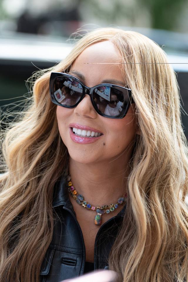 Mariah Carey in London.