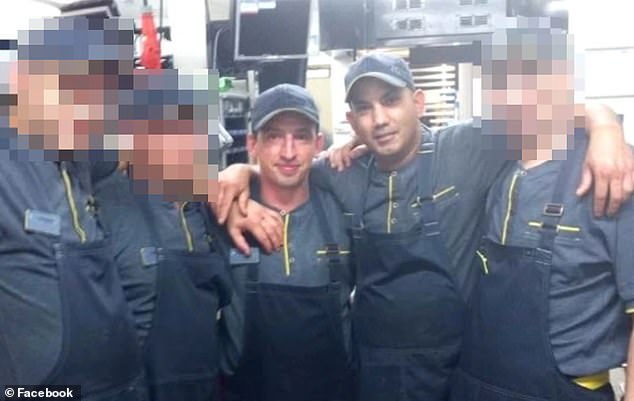 A gang forced 16 human trafficking victims to work at a McDonald's branch and a bread factory, including two (pictured) who waived their anonymity