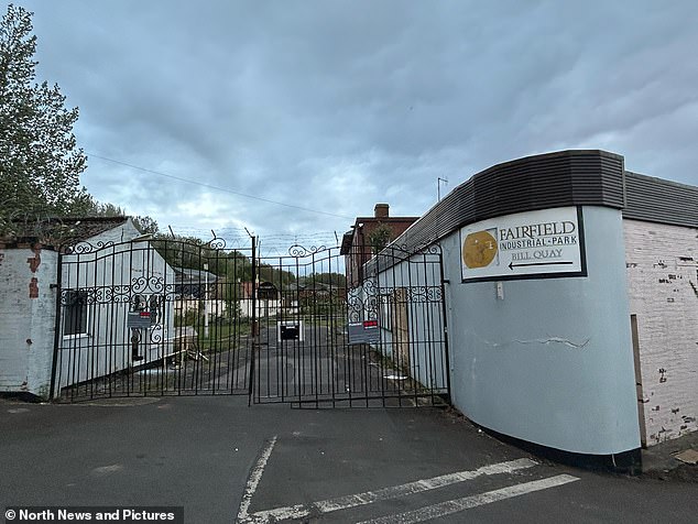 Following Layton's tragic death, tributes poured in on social media, with one person posting: 'My boy my baby cousin, my Layton. 'Nothing will ever come close to the pain I feel right now. Forever 14. I'll miss you sausage.' Pictured: Fairfield Industrial Park