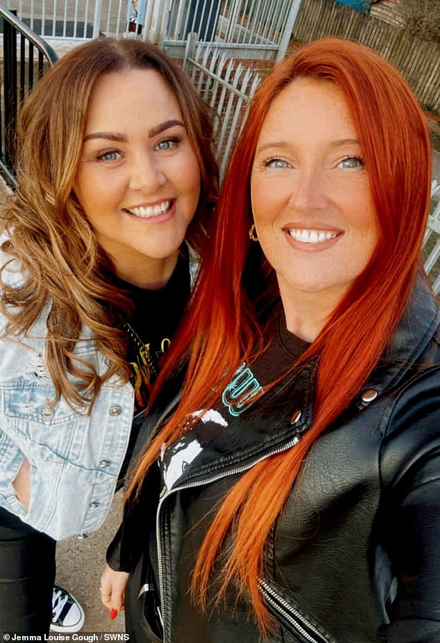 Jamie Lee Watkins (left), 37,and Jemma Louise Gough, 38 (right), had been trying to book an £83 double room for one night at the property in Manchester