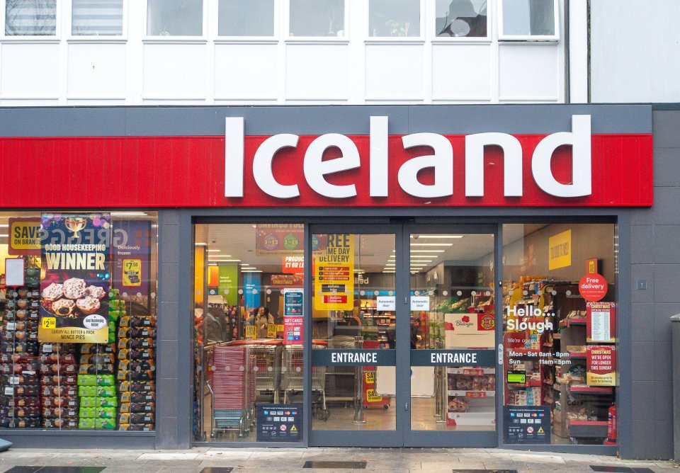 An Iceland frozen food store in Slough.