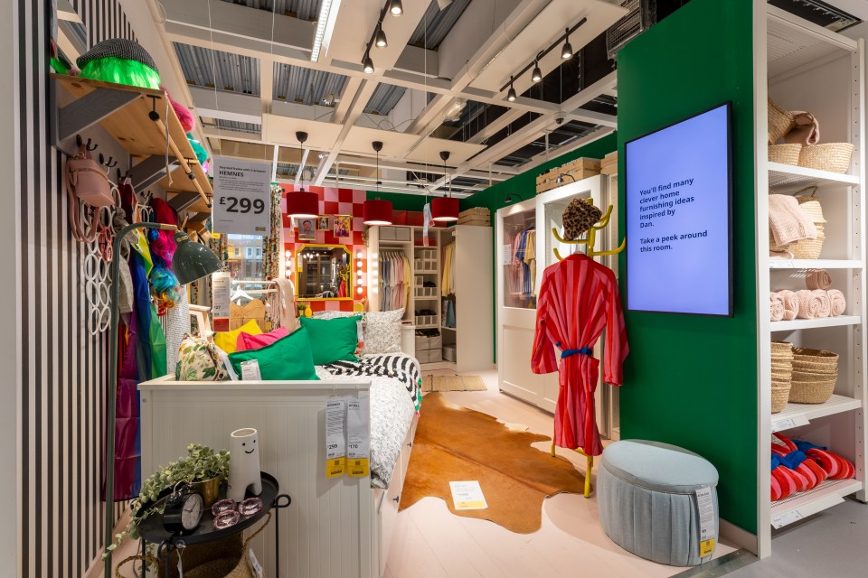 IKEA Brighton showroom display.