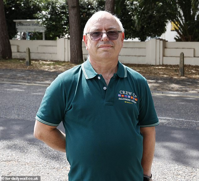 Neil Clegg (above), who was holidaying in Bournemouth near the Roundhouse and Britannia, said things had soured on his trip to the point that his partner's children were no longer allowed outside alone