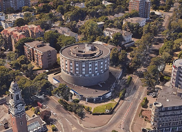 The Roundhouse hotel is near the town centre and is being used to accommodate migrants