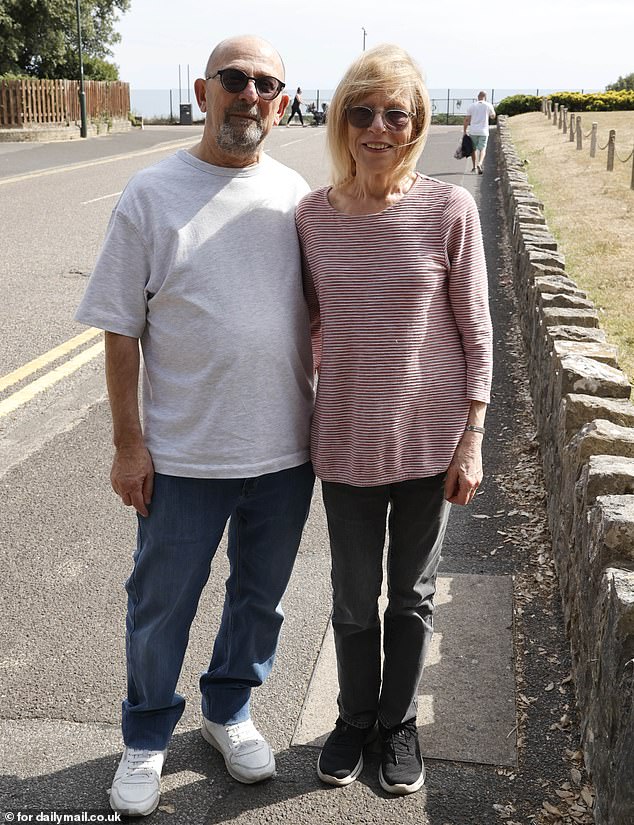 Geoff (left) and Hilary (right) moved to Bournemouth 14 years ago in search of solace after spending their working lives in London - but they say the town is 'ruined'