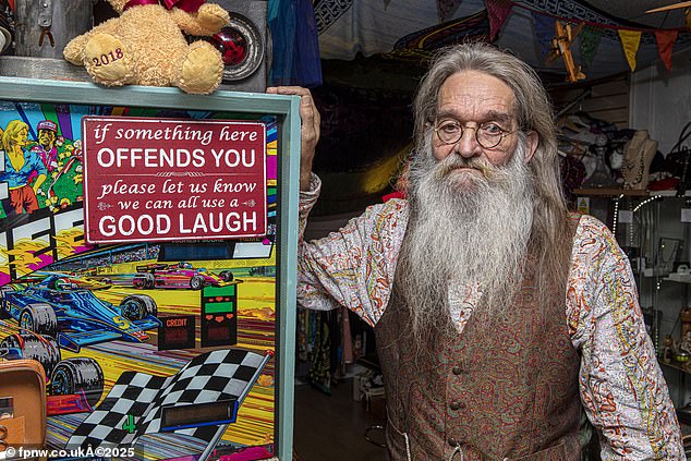 Mr Davies, who says he was driven to put his handwritten sign on his shop door because of escalating shoplifting in Wrexham, told The Mail on Sunday that he had no intention of taking it down. He added: 'The sign is staying – and I may even get a bigger one'