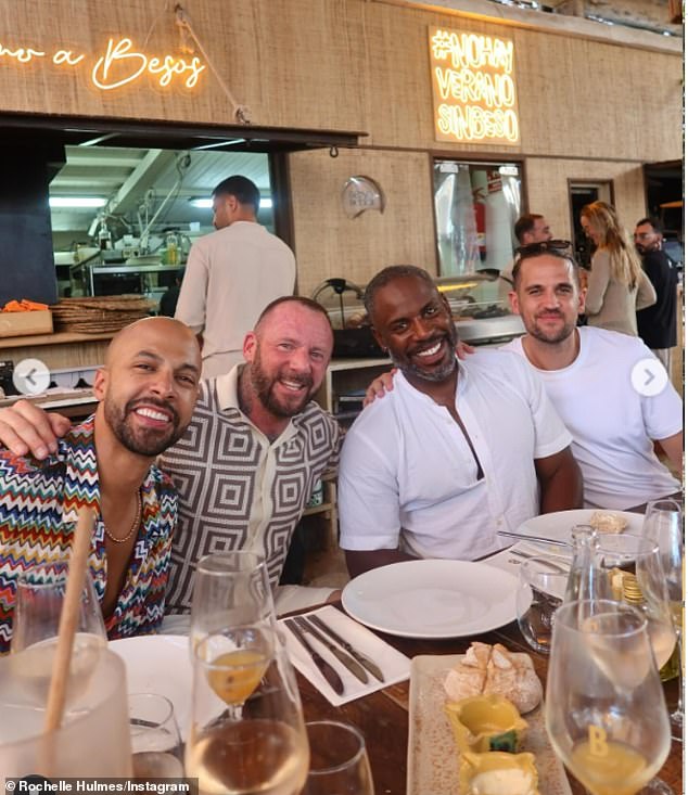 The week after The Saturdays singer Rochelle Humes was joined by Graham in Ibiza as she included him in her Instagram round up