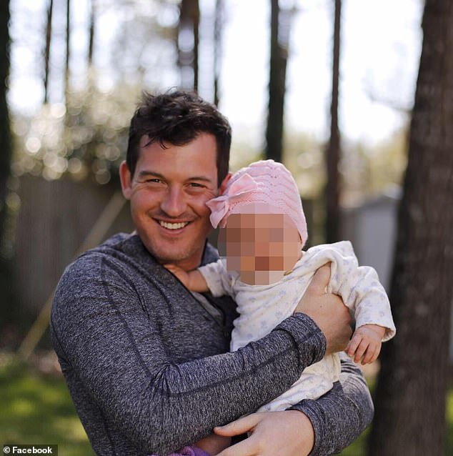 Peter (pictured with his baby) allegedly felt that Christmas Day of 2023 would be an appropriate time to tell Cara that their marriage was through